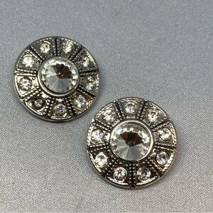 CLEAR - Matching Snap Button Charms - Set of 2